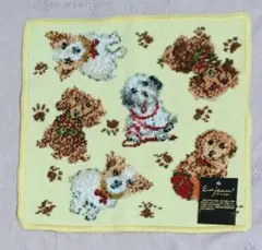 Enjeau アーンジョー ハンカチ　犬柄