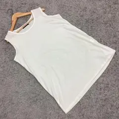 ✨179/WG✨タンクトップ♡カットソー♡インナー♡シンプル♡ホワイト♡(F)