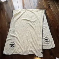 CHANELシャネル カシミヤ ストール ショール 白マフラー