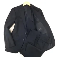 美品✨スーツセレクト　ビジネススーツ　セットアップ　背抜き　ブラック　A5