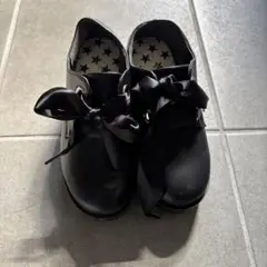 厚底ヒール靴