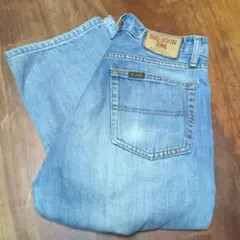 BIG JOHN ストレートデニム ライトブルー W30 L34