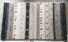 お値下げ♪　べルギー　玄関マット　約50x80cm ギャッベ　ラグ　ラグマット