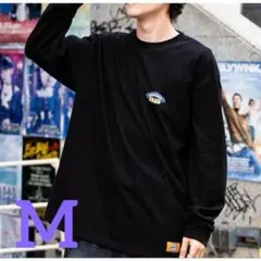 新品　NEW JACKニュージャック オーバーサイズ長袖Tシャツ ブラック　M