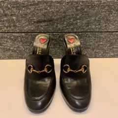 gucci 黒 サンダル ミュール クラシック