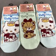 新品♡Dolly Minne ハローキティ ソックス 3足セット