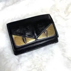 フェンディ 財布 モンスター 三つ折り財布 バグズアイ