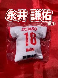 名古屋グランパス ミニユニフォームクッションチェーン 2nd 永井謙佑選手