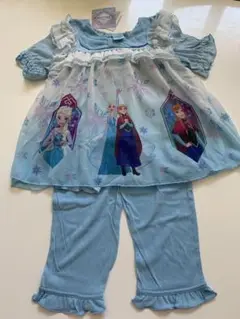 新品未使用　アナ雪パジャマ 110 水色