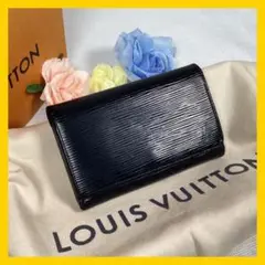 ルイヴィトン エピ ポルトモネビエトレゾール L字ファスナー ハーフサイズ財布