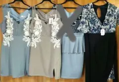 新品高級ドレスxxLナイトドレス・キャバドレス 3点セット