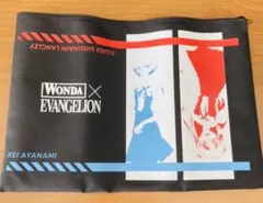 【新品・未使用】ワンダ　エヴァンゲリオンコラボ綾波レイ&アスカA4フラットポーチ