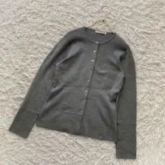 NARAMAGLIE ウールカーディガン グレー 1 キレイめ オフィス