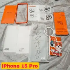 TAURI 5イン1 iPhone 15 Pro用ケース カメラフィルム クリア
