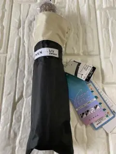 MKN 折りたたみ傘 ブラック 晴雨兼用 UVカット 新品