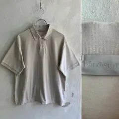 美品 handvaerk オーバーサイズ ポロシャツ ハンドバーク S