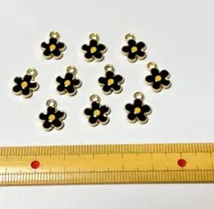 花　エナメルチャーム 10個