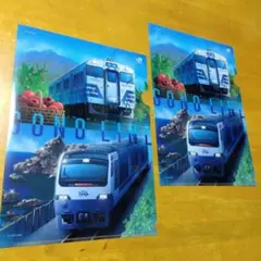 JR東日本 秋田支社 五能線 　Ａ−４クリアファイル 合計２枚
