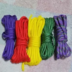 パラコード 4mm×3m カラフル 原色系