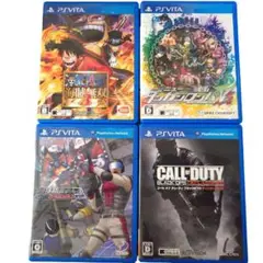 【中古】PS Vita ゲームソフト 4本セット まとめ売り
