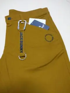 ベージュ 4サイズM ジャックバニー ストレッチサテン パンツ ゴルフ 新品