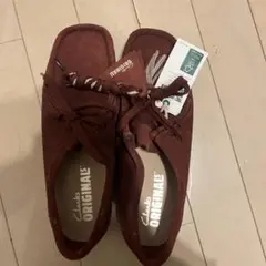 Clarks Wallabee 深赤色 24.5