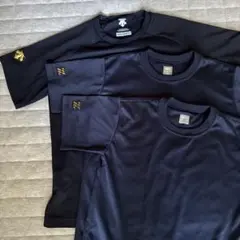 野球Tシャツ150cm 紺3枚セット