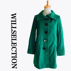 【人気✨】WILLSELECTION カシミヤ混ウールコート 着回し万能