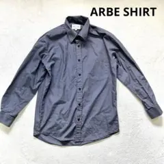 【ARBE SHIRT 】 L メンズ長袖シャツ　グレー　春秋