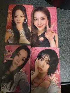 K-POPタレントカード4枚セットTWICE 10000円特典