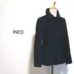 INED イネド アンゴラウール混ショートジャケット アウター ブラック 2
