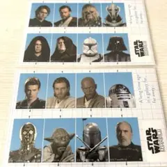 スターウォーズ 証明写真 ステッカー EP2 EP3