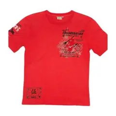 TEDMAN'S & TAKE 5 コラボ Tシャツ 赤 サイズ40