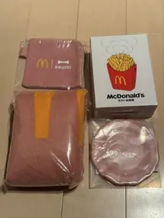 マクドナルド　2024 BRUNO 福袋　ピンク
