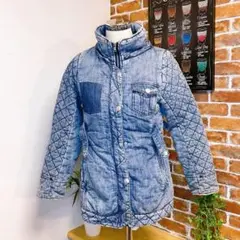 【美品・F】レディース デニムジャンパー ジーンズ バックス