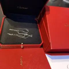 カルティエダムールネックレスホワイトゴールド