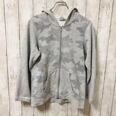 アディダスネオ adidas neo パーカー 迷彩柄 グレー L