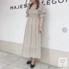 【MAJESTIC LEGON】トキメキパターンシャーリングワンピース