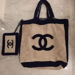 【CHANEL】ビーチバッグセット ココビーチ トートバッグ シャネル トートバッグ ビーチバッグセット ココマーク フリンジ