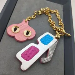 チビナイル ワニ ハート ニンニク バッグ チャーム小物クロコダイル鰐クロコ飾り チビナイル ワニ ハート ニンニク バッグ チャーム小物