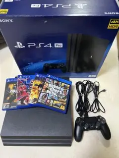 PlayStation 4 pro 1TB +ソフト4本