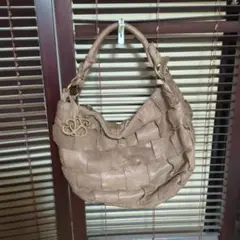zucchero filato編み込みバッグ　ショルダー紐欠品