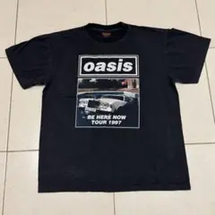 限定セールＬ★OASIS★97年ツアーTシャツ黒★オアシス★イギリスバンドT