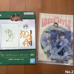 Mrs. GREEN APPLE 一番くじ　クリアファイル＆ステッカー　②