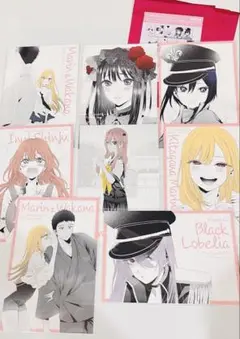 【未使用】着せ恋展 ポストカード ピンク 8枚 海夢 新菜 雫 ロベリア