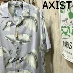AXIST アクシスト シルク製アロハシャツ L 古着 (1757)
