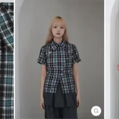 RETRO PLAID SHIRT /uenui