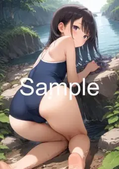 A4サイズアートポスター 1点もの 美女ポスター最高品質 E-L-５８