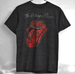 ローリングストーンズ　バンド Tシャツ　リップアンドタン　グレー　ミュージックT