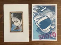 ヒロアカ原画展 ワンシーンカード 箔押しクリアカード 轟焦凍セット